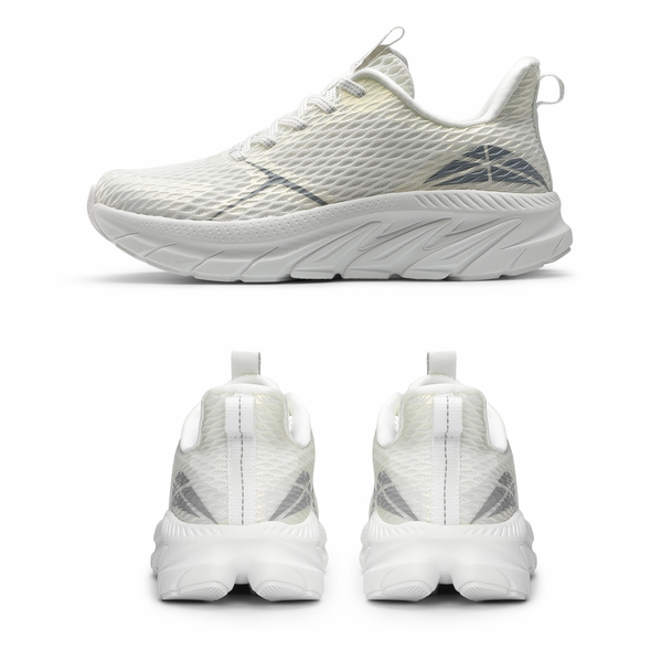 [AllSwifit 1.0] Women's Mesh Lifestyle Sneakers - ALL WHITE - 1